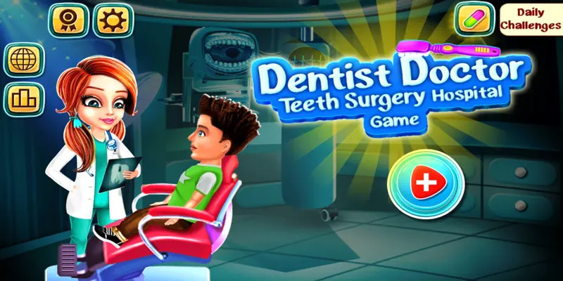 Dentist doctor - teeth surgery hospital game android App screenshot 11